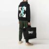 Off-White Bărbați SS21 Imprimat Croială largă Negru