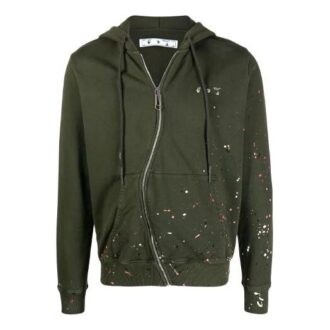 Off-White Bărbați SS21 Imprimat Verde