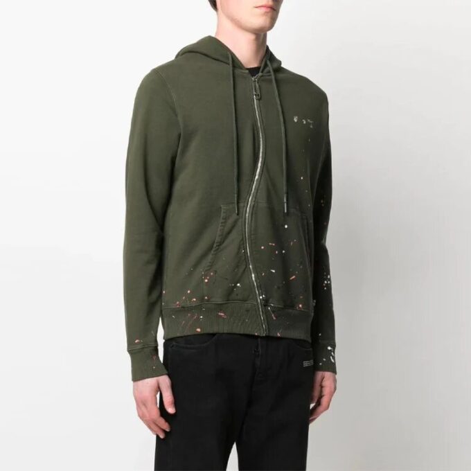 Off-White Bărbați SS21 Imprimat Verde