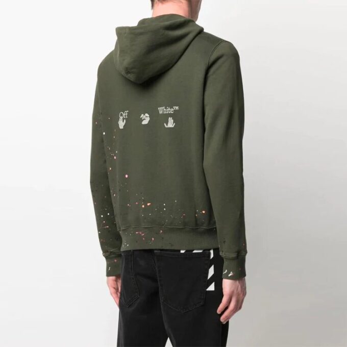 Off-White Bărbați SS21 Imprimat Verde