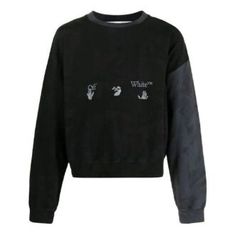 Off-White Bărbați SS21 Logo imprimat Negru