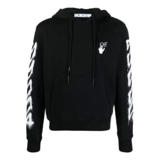 Off-White Bărbați SS21 Logo imprimat Negru