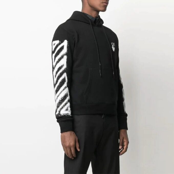 Off-White Bărbați SS21 Logo imprimat Negru