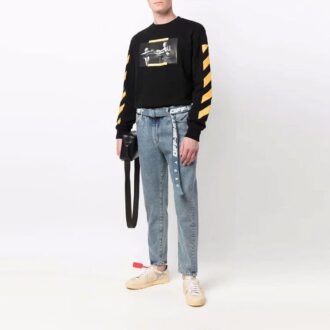 Off-White Bărbați SS21 Pictură Caravaggio Negru Off-White Bărbați SS21 Pictură Caravaggio Negru