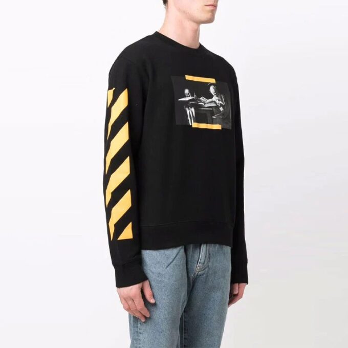 Off-White Bărbați SS21 Pictură Caravaggio Negru