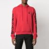 Off-White Bărbați SS21 Twill cu imprimeu logo, croială largă, roșu