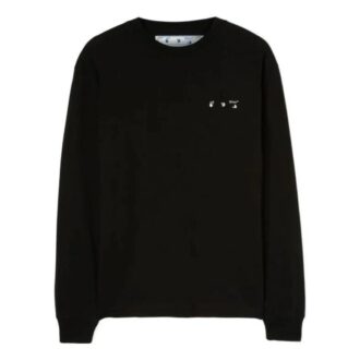 Off-White Bărbați SS22 Caravaggio Pictură Guler Rotund Negru Off-White Bărbați SS22 Caravaggio Pictură Guler Rotund Negru