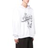 Off-White Bărbați SS22 Cu imprimeu graffiti Șnur Croială largă Alb