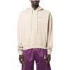 Off-White Bărbați SS22 Culoare solidă Geometrie Logo Arrows Imprimare Bej