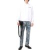 Off-White Bărbați SS22 Culoare solidă Imprimare logo Alb