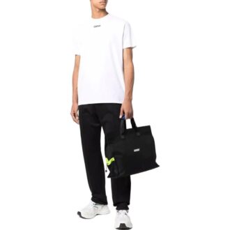 Off-White Bărbați SS22 Culoare solidă Imprimare logo Guler rotund Pantaloni Scurți Mâneci scurte Tricou alb Off-White Bărbați SS22 Culoare solidă Imprimare logo Guler rotund Pantaloni Scurți Mâneci scurte Tricou alb