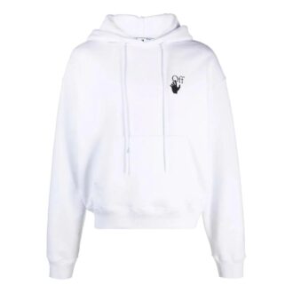 Off-White Bărbați SS22 Culoare solidă Imprimare logo Versiune cu mâneci lungi Alb Off-White Bărbați SS22 Culoare solidă Imprimare logo Versiune cu mâneci lungi Alb
