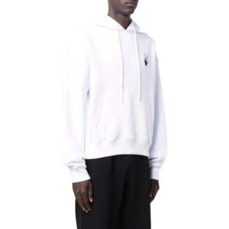 Off-White Bărbați SS22 Culoare solidă Imprimare logo Versiune cu mâneci lungi Alb Off-White Bărbați SS22 Culoare solidă Imprimare logo Versiune cu mâneci lungi Alb