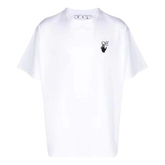 Off-White Bărbați SS22 Culoare solidă Logo săgeată imprimat Guler rotund Mânecă scurtă Croială largă Tricou alb Off-White Bărbați SS22 Culoare solidă Logo săgeată imprimat Guler rotund Mânecă scurtă Croială largă Tricou alb