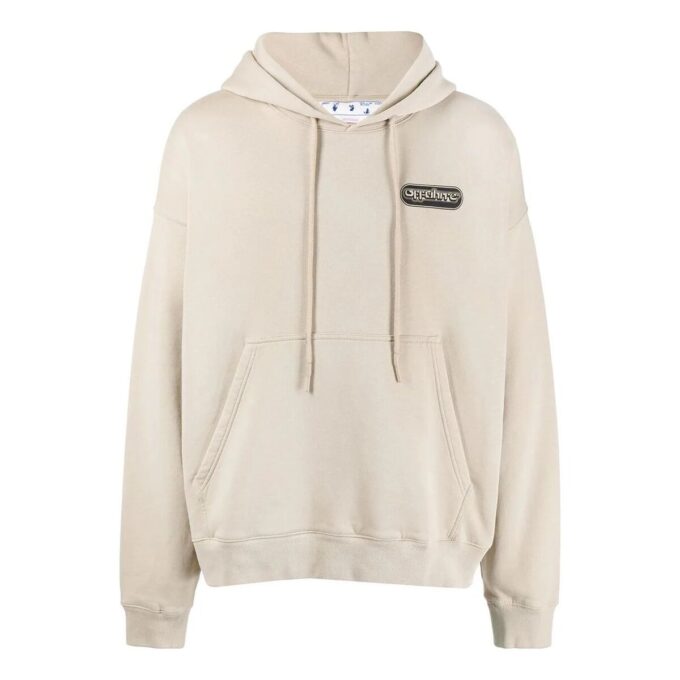 Off-White Bărbați SS22 Imprimare cu logo Croială largă Bej