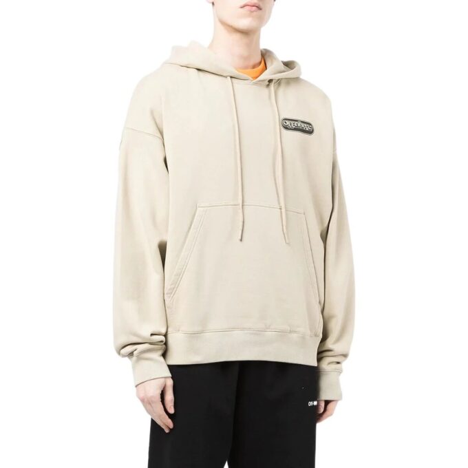 Off-White Bărbați SS22 Imprimare cu logo Croială largă Bej
