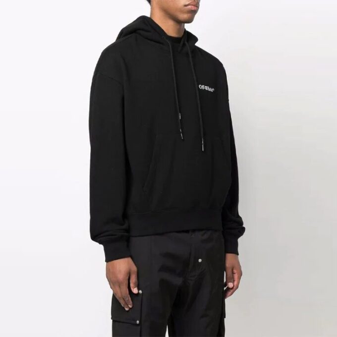 Off-White Bărbați SS22 Imprimare logo Negru