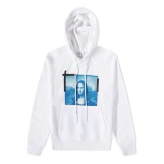 Off-White Bărbați SS22 Imprimare Mona Lisa Alb Off-White Bărbați SS22 Imprimare Mona Lisa Alb
