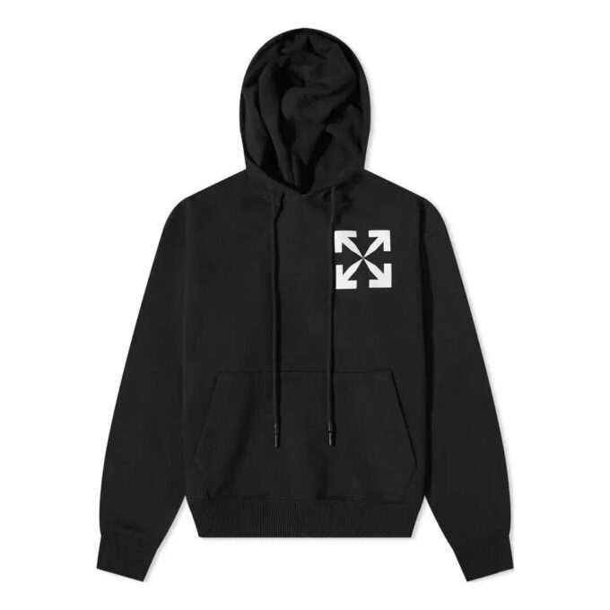 Off-White Bărbați SS22 Kangaroo Pocket Arrows Large Toamnă Negru