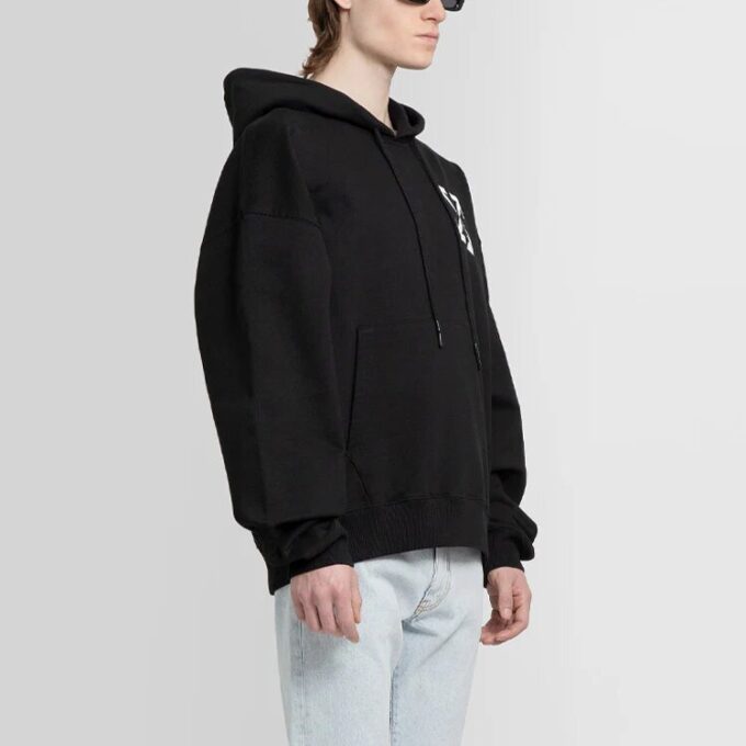 Off-White Bărbați SS22 Kangaroo Pocket Arrows Large Toamnă Negru