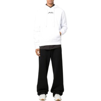 Off-White Bărbați SS22 Logo alfabet brodat, croială largă, alb Off-White Bărbați SS22 Logo alfabet brodat, croială largă, alb