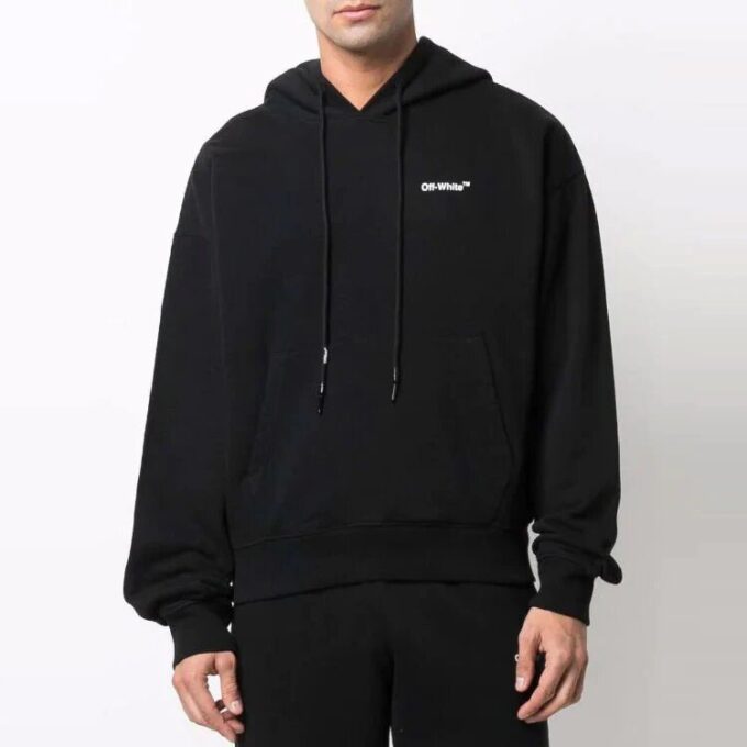 Off-White Bărbați SS22 Logo Negru