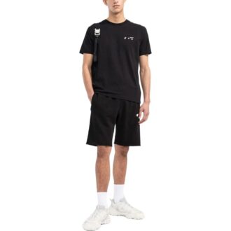 Off-White Bărbați SS22 Pantaloni Scurți casual cu imprimeu logo, negru Off-White Bărbați SS22 Pantaloni Scurți casual cu imprimeu logo, negru