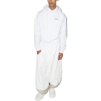 Off-White Bărbați SS22 Pantaloni Scurți Versiune casual cu mâneci lungi Alb Off-White Bărbați SS22 Pantaloni Scurți Versiune casual cu mâneci lungi Alb