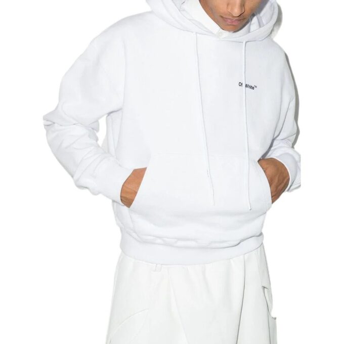 Off-White Bărbați SS22 Pantaloni Scurți Versiune casual cu mâneci lungi Alb