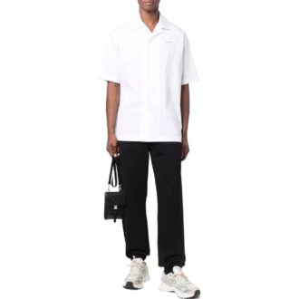 Off-White Bărbați SS22 Pantaloni sport/pantaloni/joggers cu imprimeu cu Arrows, culoare solidă, negru Off-White Bărbați SS22 Pantaloni sport/pantaloni/joggers cu imprimeu cu Arrows, culoare solidă, negru