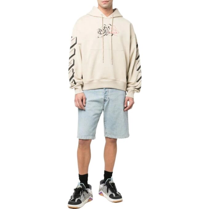 Off-White Bărbați SS22 Stripe Arrow Bej