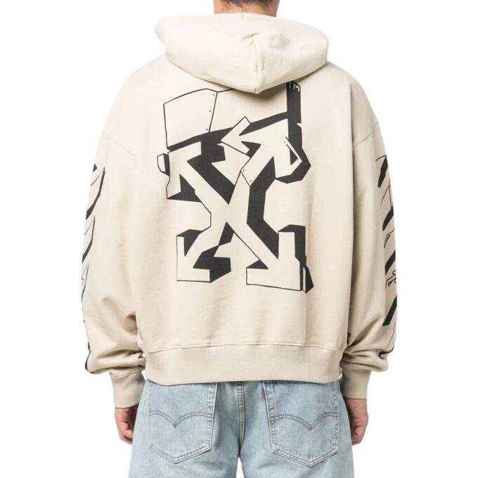 Off-White Bărbați SS22 Stripe Arrow Bej