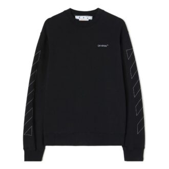 Off-White Bărbați SS22 Tricou cu imprimeu, guler rotund, negru Off-White Bărbați SS22 Tricou cu imprimeu, guler rotund, negru