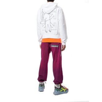 Off-White Bărbați Workers Logo Alb