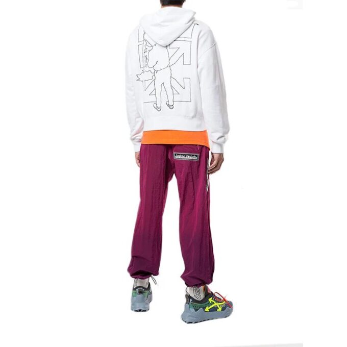 Off-White Bărbați Workers Logo Alb