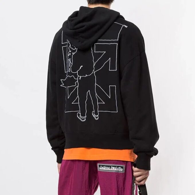 Off-White Bărbați Workers Logo Negru