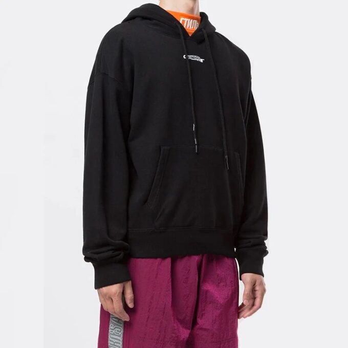 Off-White Bărbați Workers Logo Negru