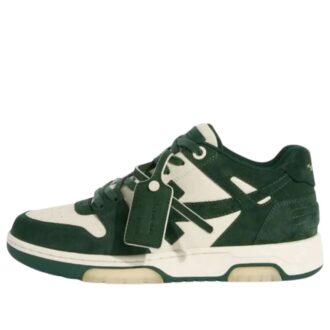 Off-White Out Of Office „Jet Green Ecru”