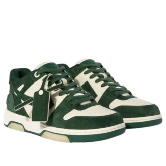 Off-White Out Of Office „Jet Green Ecru”