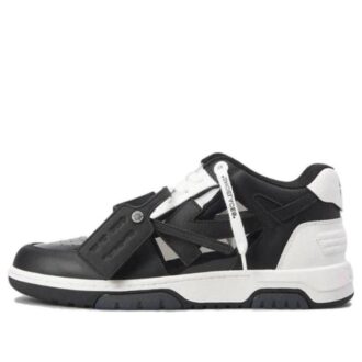 Off-White Out Of Office OOO Low Tops „Black White Suede”