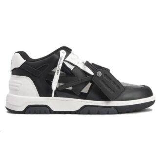 Off-White Out Of Office OOO Low Tops „Black White Suede”