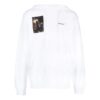 Off-White Pantaloni bărbați FW22 cu imprimeu cu personaje, croială largă, albi
