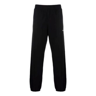 Off-White Pantaloni casual sport pentru bărbați SS22, culoare solidă, cu imprimeu logo, versiune joggers, negru