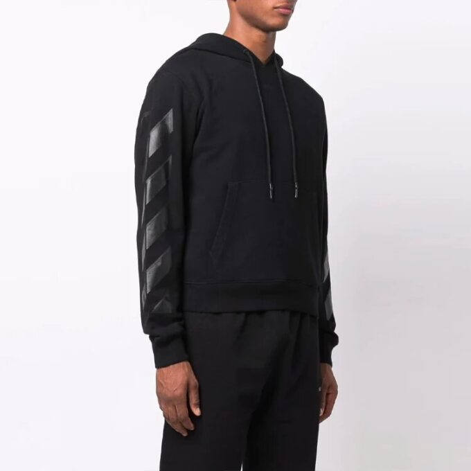 Off-White Pantaloni scurți sport pentru bărbați FW21 cu detalii în formă de Arrows, negru