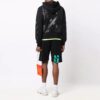 Off-White Pantaloni scurți sport pentru bărbați FW21 cu detalii în formă de Arrows, negru