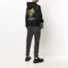 Off-White Pantaloni slim pentru bărbați cu imprimeu logo negru