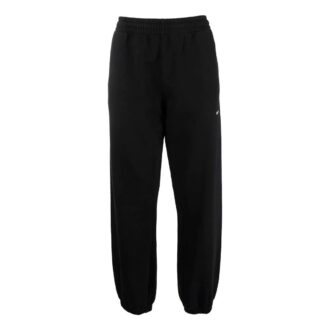 Off-White Pantaloni sport casual pentru bărbați FW22 cu imprimeu logo în spate, versiune cu picioare, negru