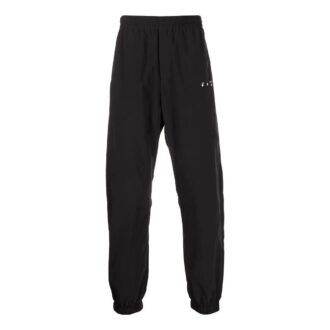 Off-White Pantaloni sport pentru bărbați FW22 cu imprimeu logo, negri