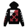 Off-White pentru bărbați, cu imprimeu, croială largă, negru
