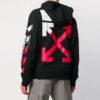 Off-White pentru bărbați, cu imprimeu, croială largă, negru